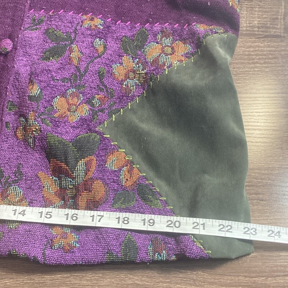 Napa Valley Women's Lined Tapestry Patchwork Embroidered Jacket Size Medium - Picture 7 of 9